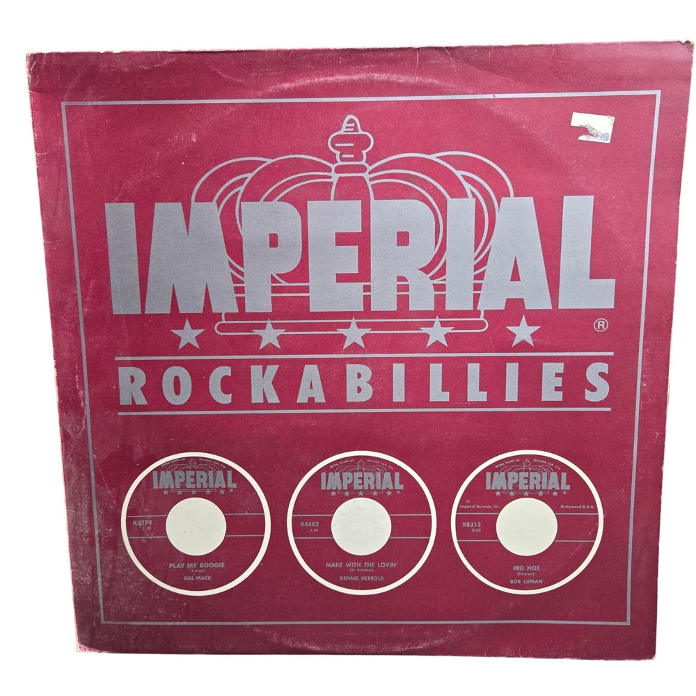 Imperial Rockabillies Vinyl LP Album UAS 30101 Bob Luman Various Artists Tested
